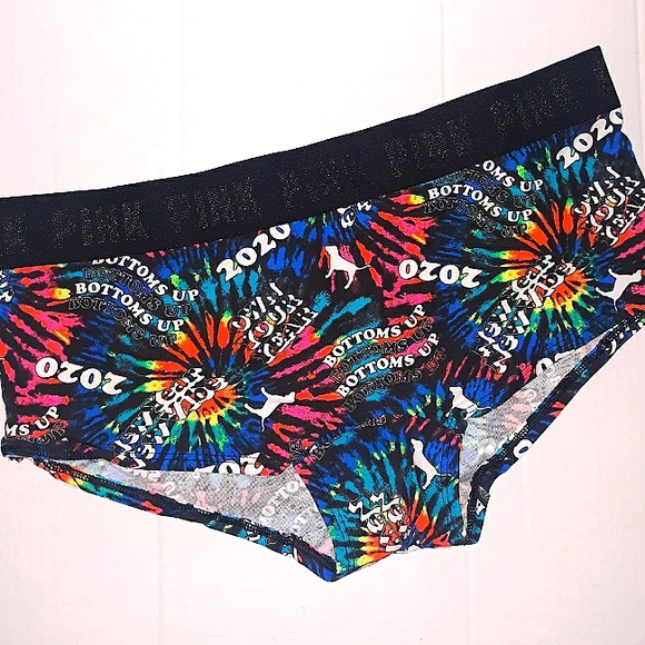 NWT VICTORIA'S SECRET PINK Tie Dye 2020 Boyshorts - Picture 8 of 9